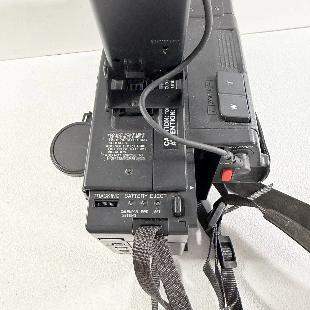 Sharp VL-C73C VHS-C Camcorder Video Camera POWERS ON AS IS READ